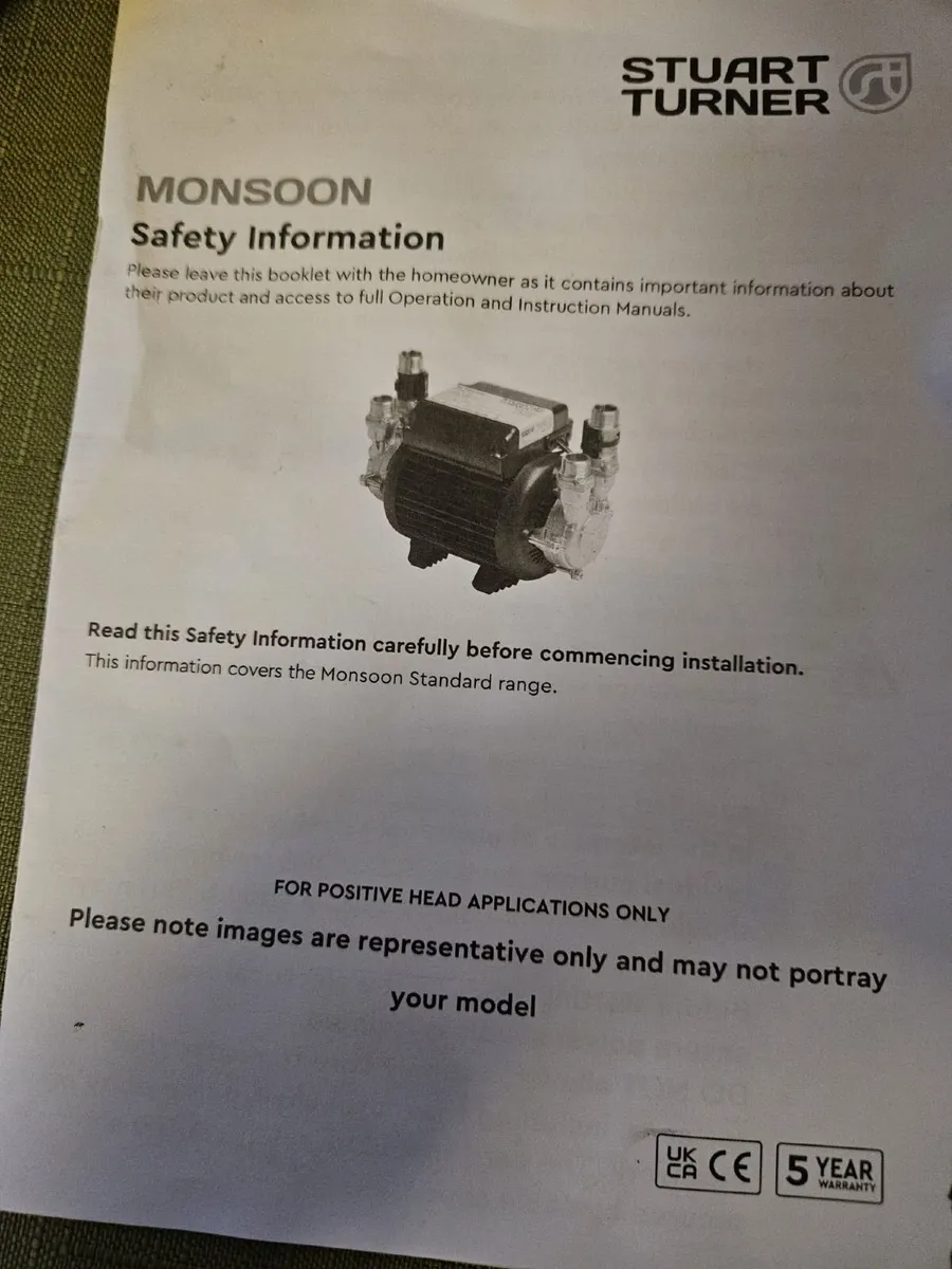 Stuart Turner Monsoon S3.0 Bar Twin Pump - Image 2