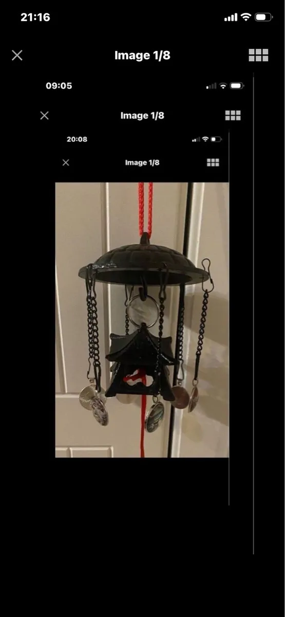 Vintage Japanese Metal Garden Ornament - Image 1