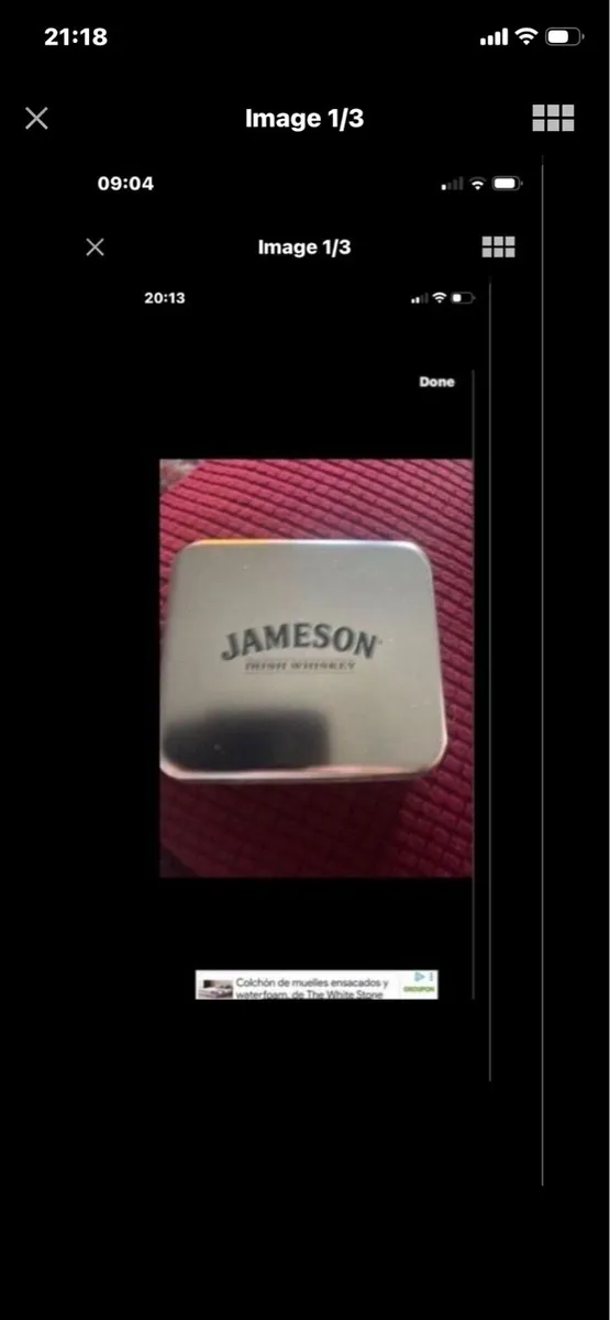 Rare Jameson Metal Box - Image 1