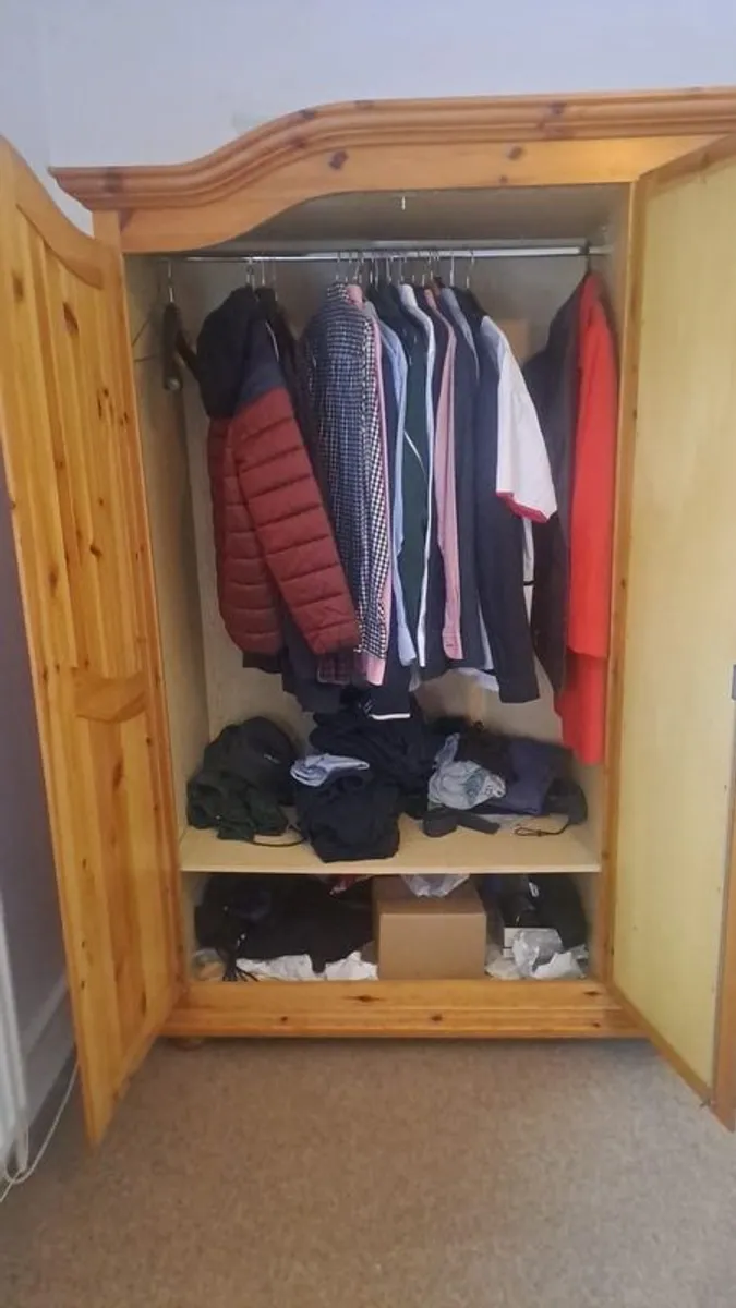 Pine Large Wardrobe - Image 3