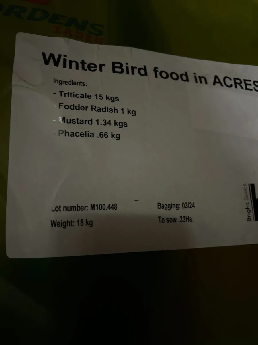 ACRES Winter Bird Food, Seed - Image 3