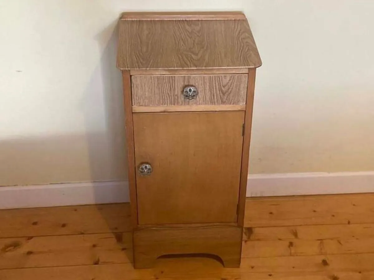 Compact Modern Bedside Cabinet / Side Table - Image 1