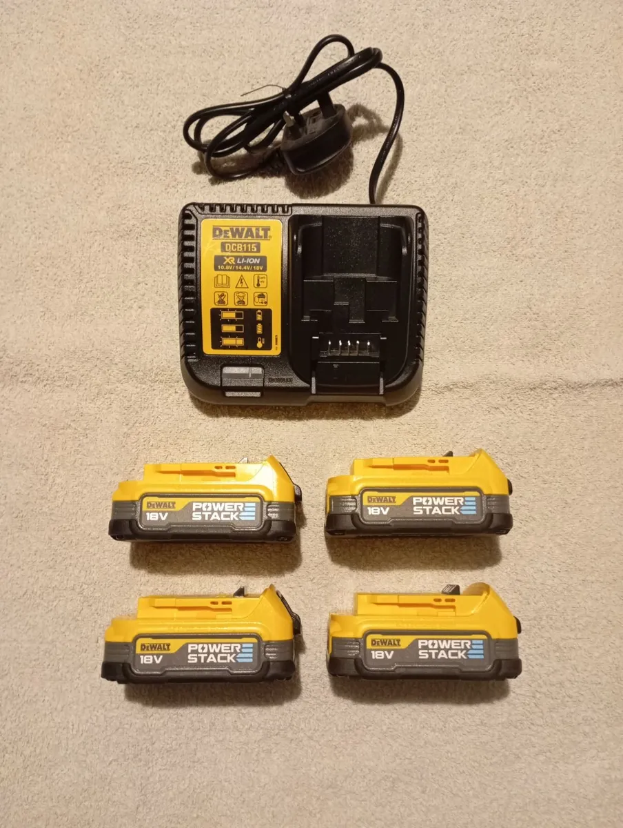 DeWalt Powerstack Batteries and Charger