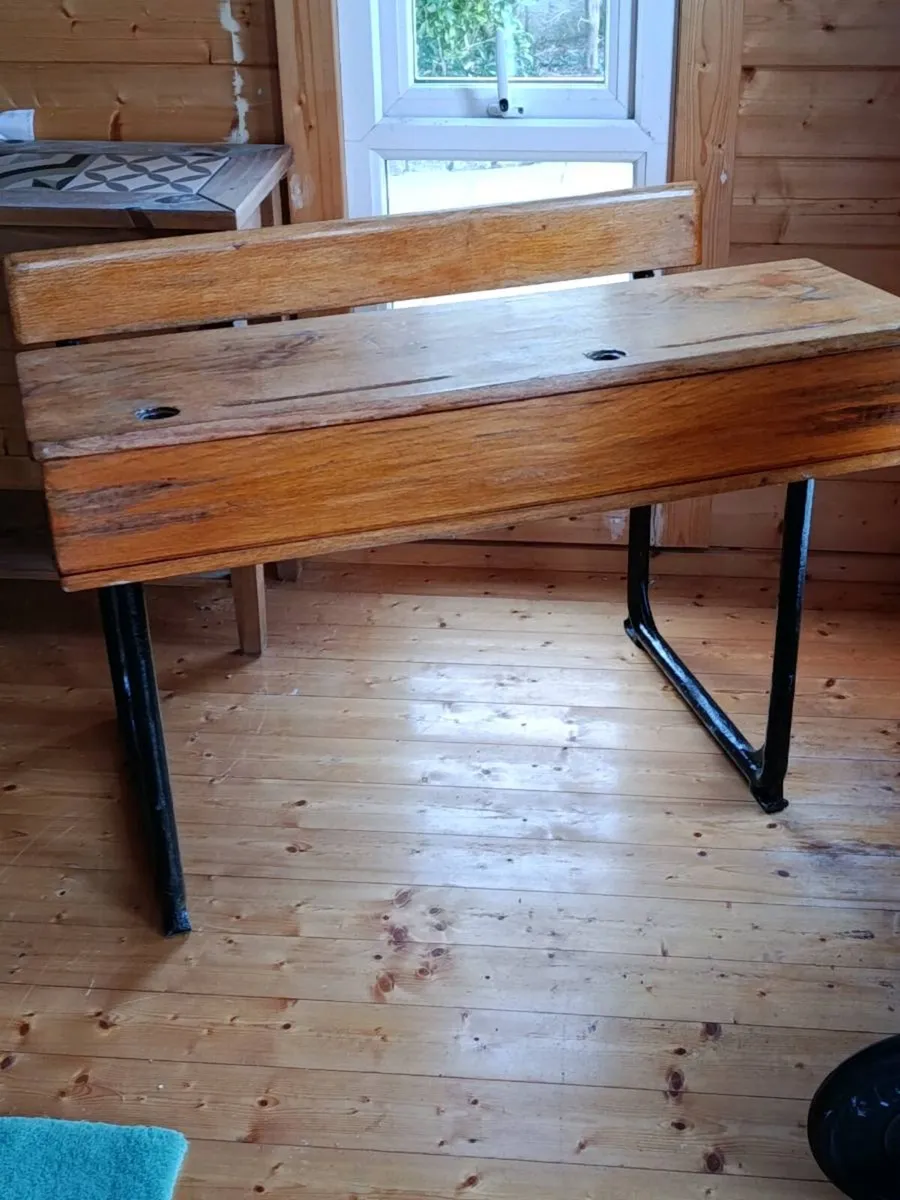 School Bench 2 Seater Child - Image 1