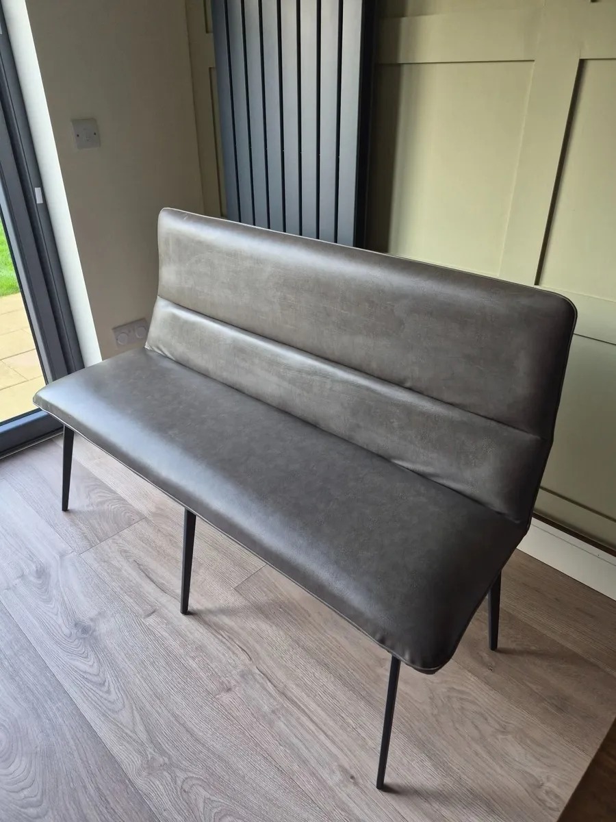 EZ Living Clarcol Grey Kitchen Bench - Image 1