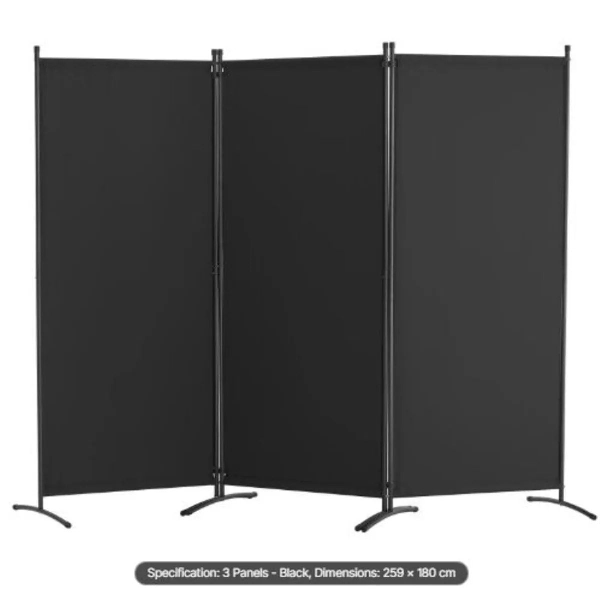 Room Divider, 3 Panel Room Dividers and Folding - Image 1