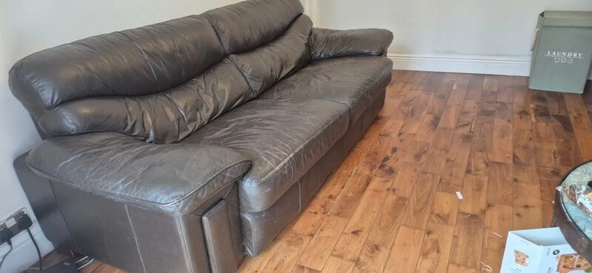 Leather Sofa - Image 3