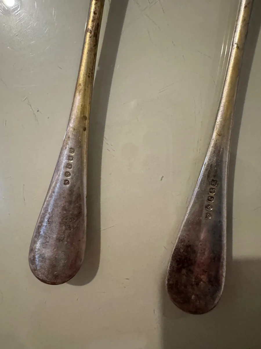 Antique fruit spoons - Image 4