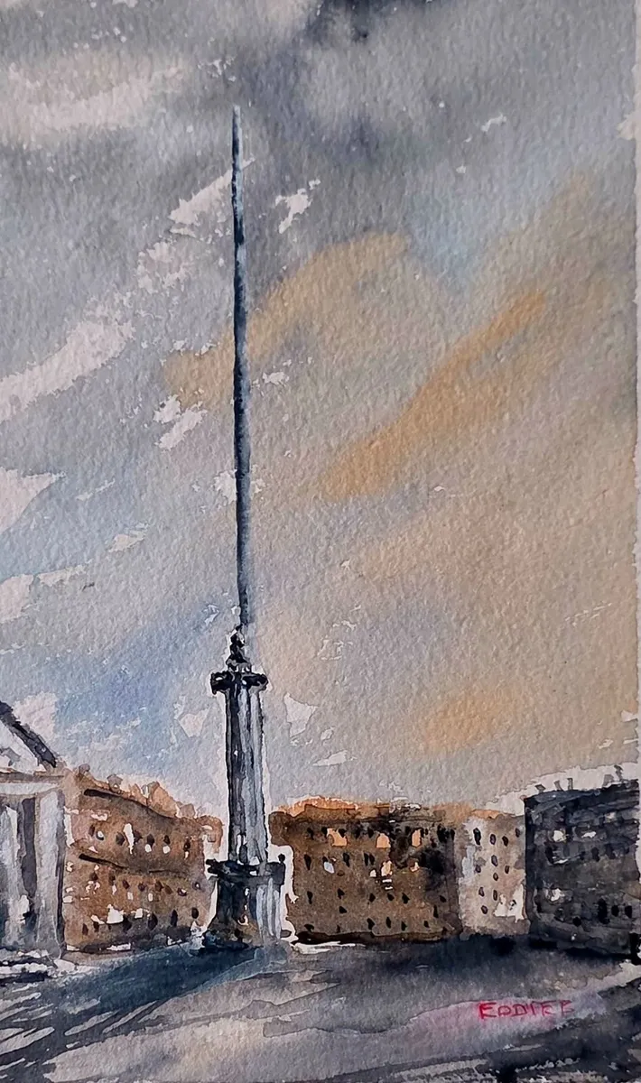 Dublin iconic scenes watercolour - Image 1
