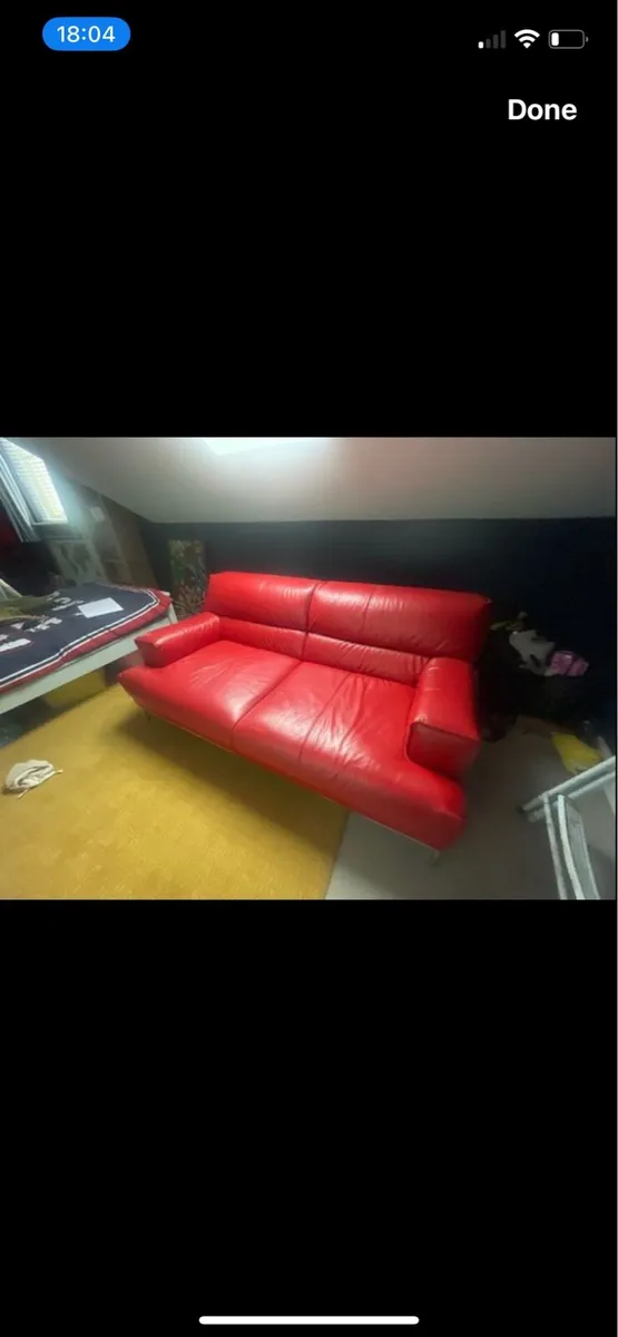 Genuine Leather Couch - Image 3