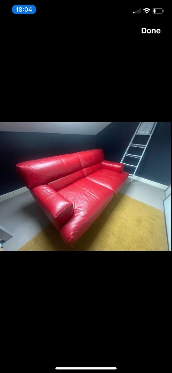 Genuine Leather Couch - Image 4