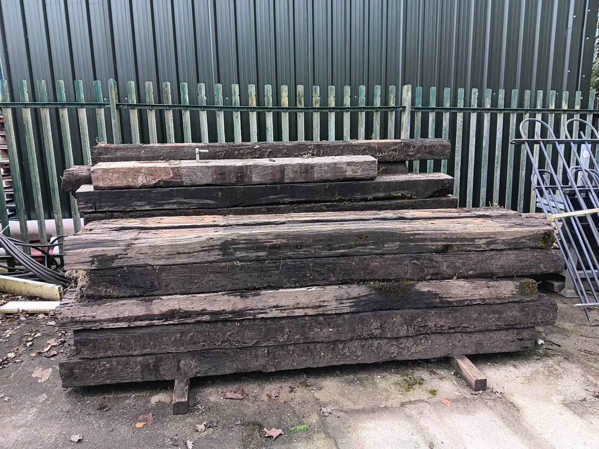 Used railway sleepers - Image 1