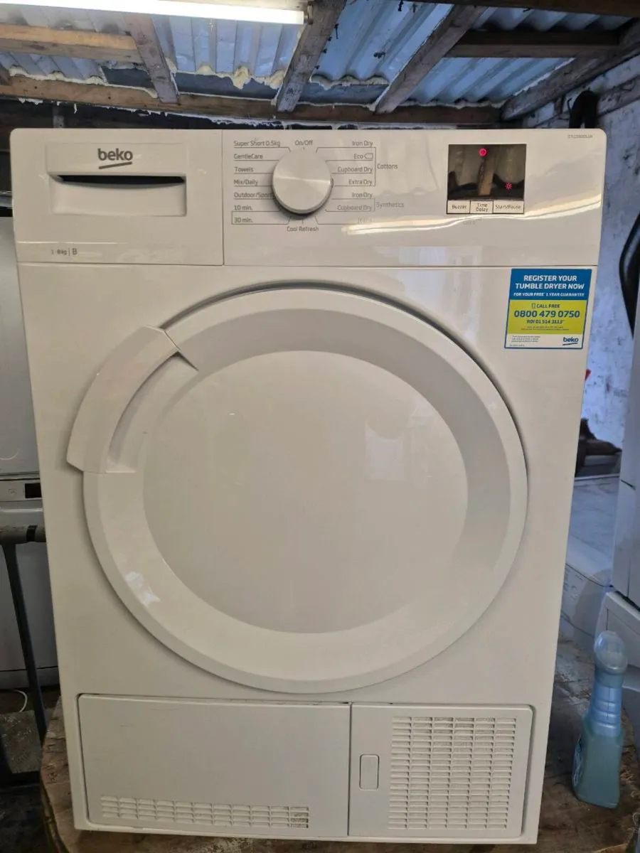 Beko 8kg Condenser Dryer For Sale only 1 month old
