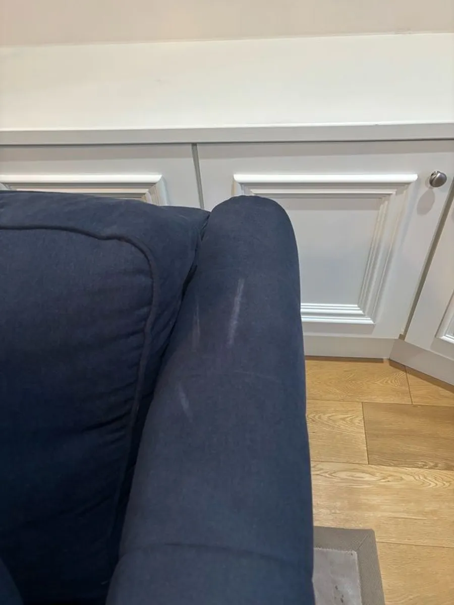 Navy Loveseat - Image 4