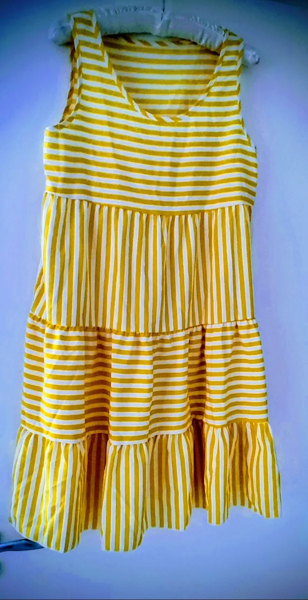2 Striped, light,mini sundresses. - Image 1