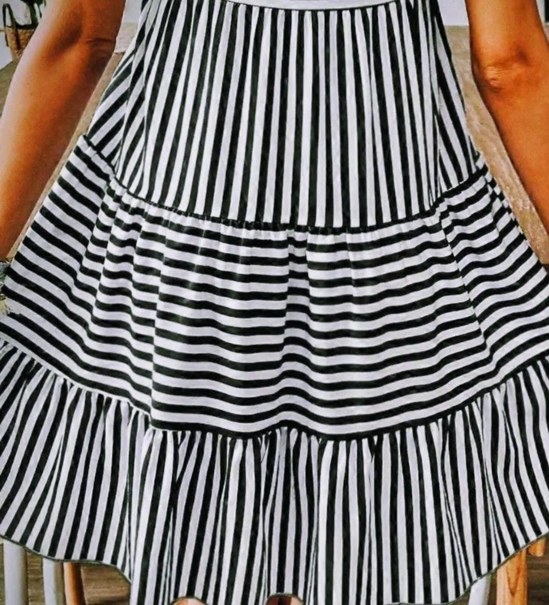 2 Striped, light,mini sundresses. - Image 2