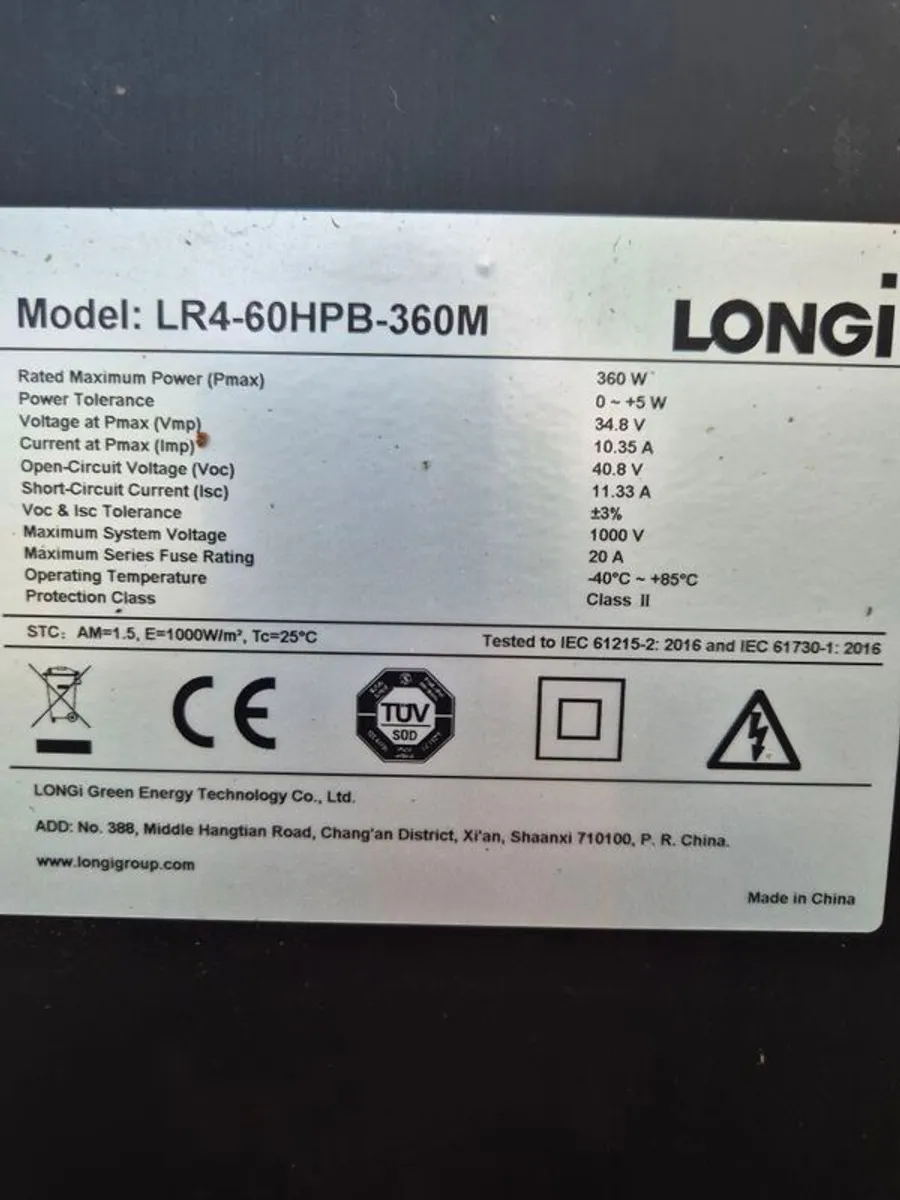 used solar panels - Image 1