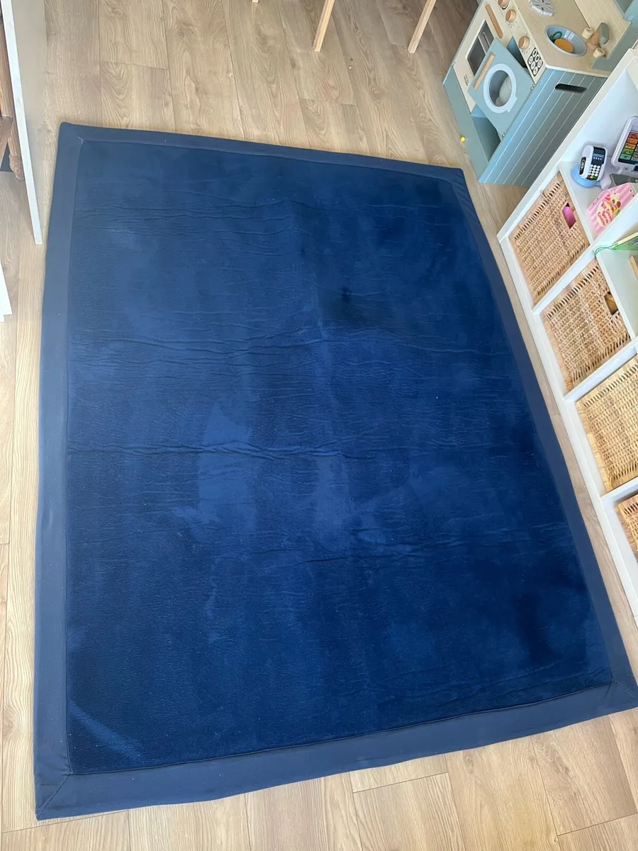 Navy blue wipeable play mat - Image 2