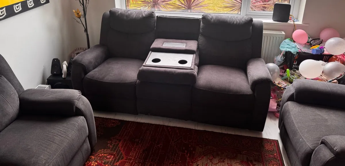 Premium 3+2+1 Recliner Sofa Set- - Image 3