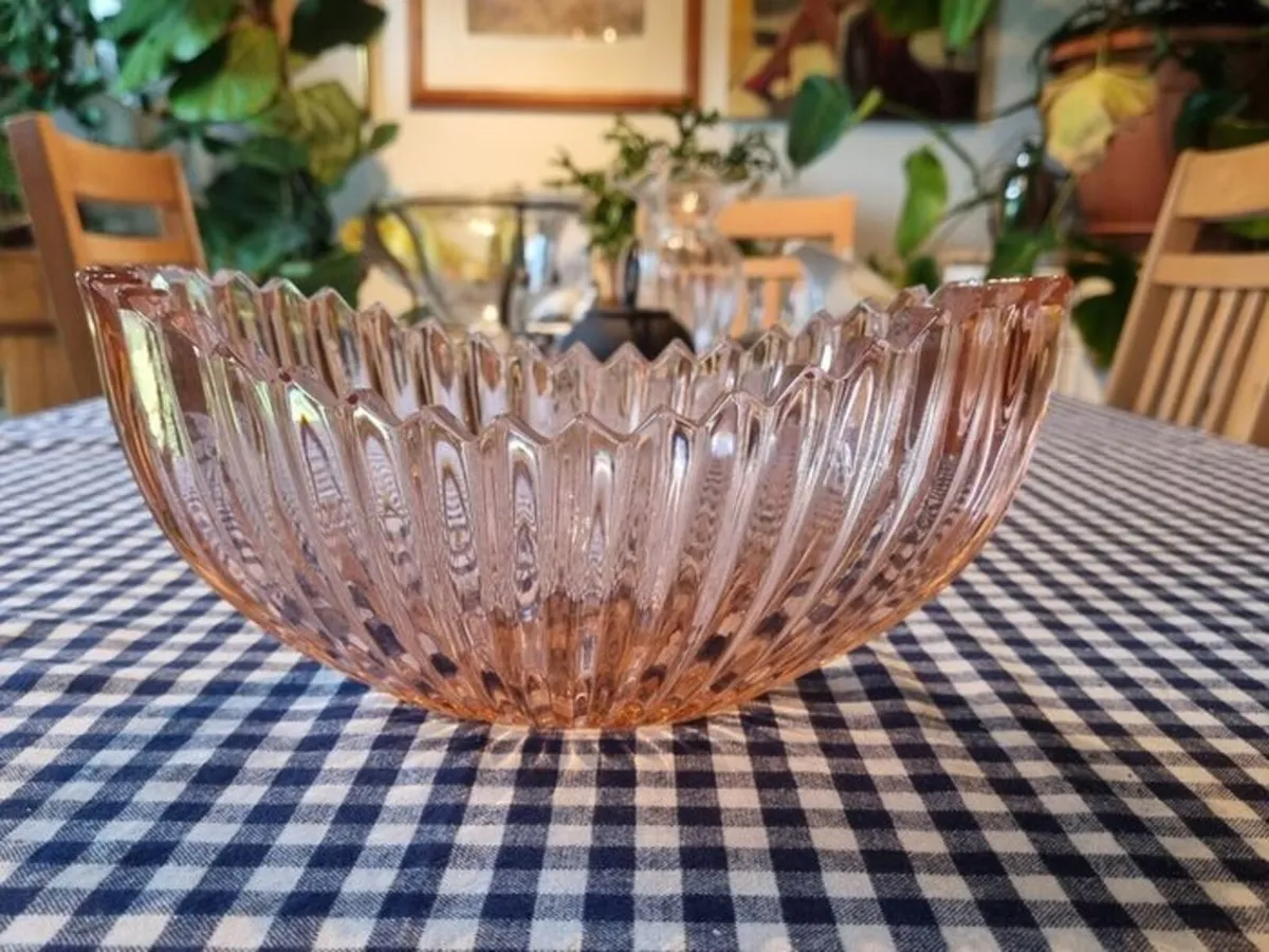Art Deco style glass bowl - Image 4