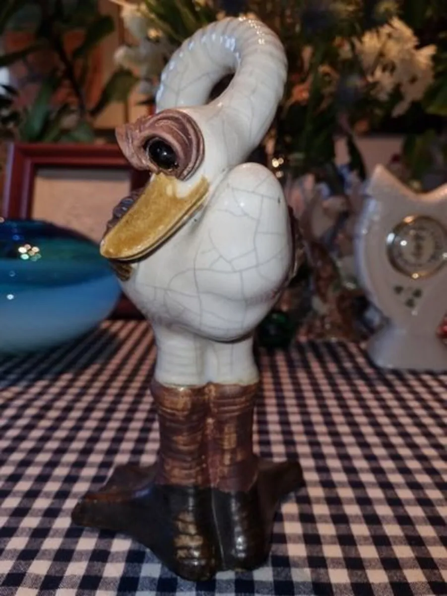 Funny Pottery Figure of a Duck - Image 3
