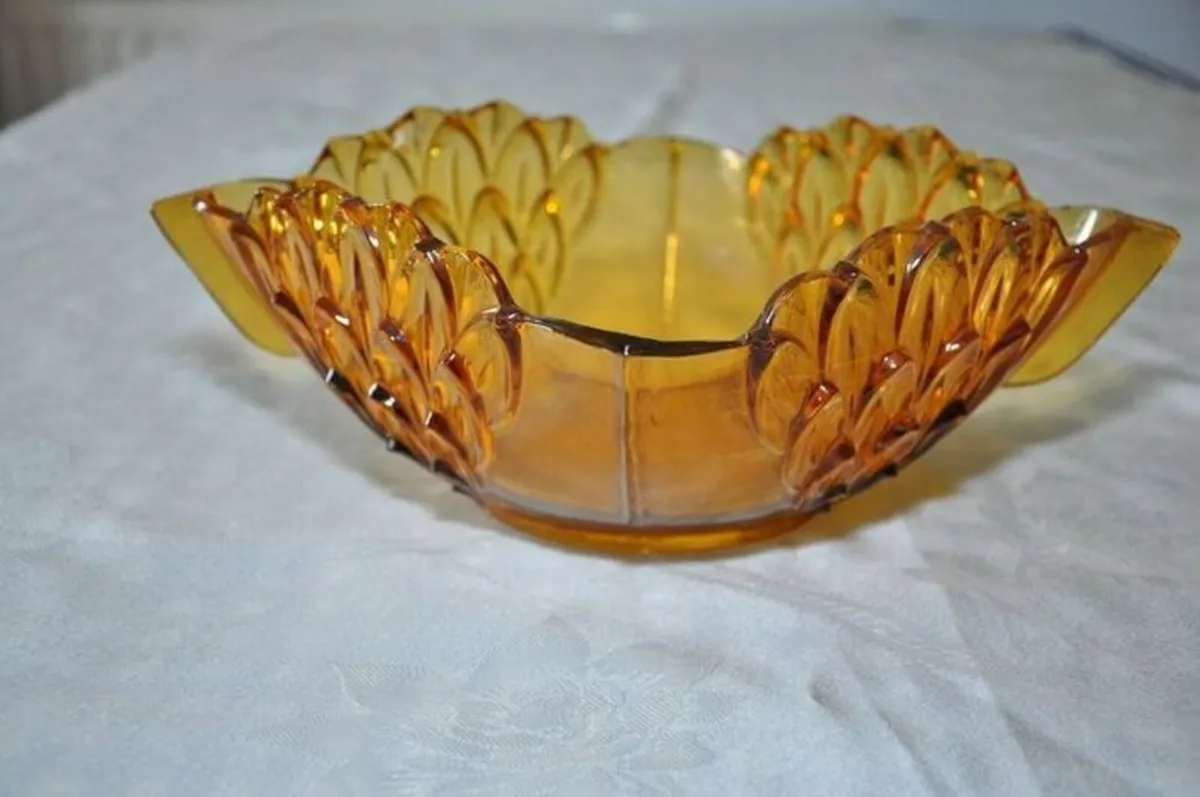 Art deco amber bowl - Image 3