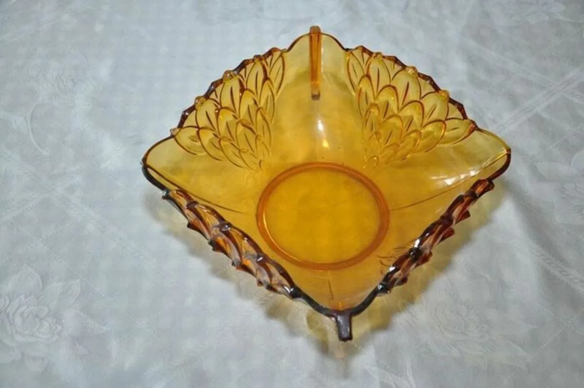 Art deco amber bowl - Image 4