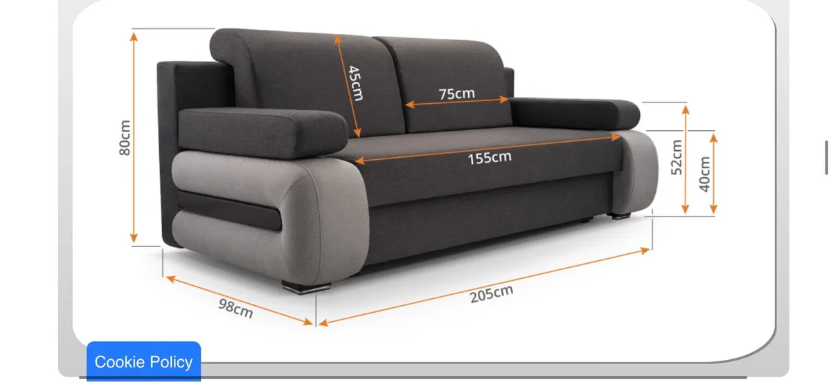 Sofa bed - Image 4