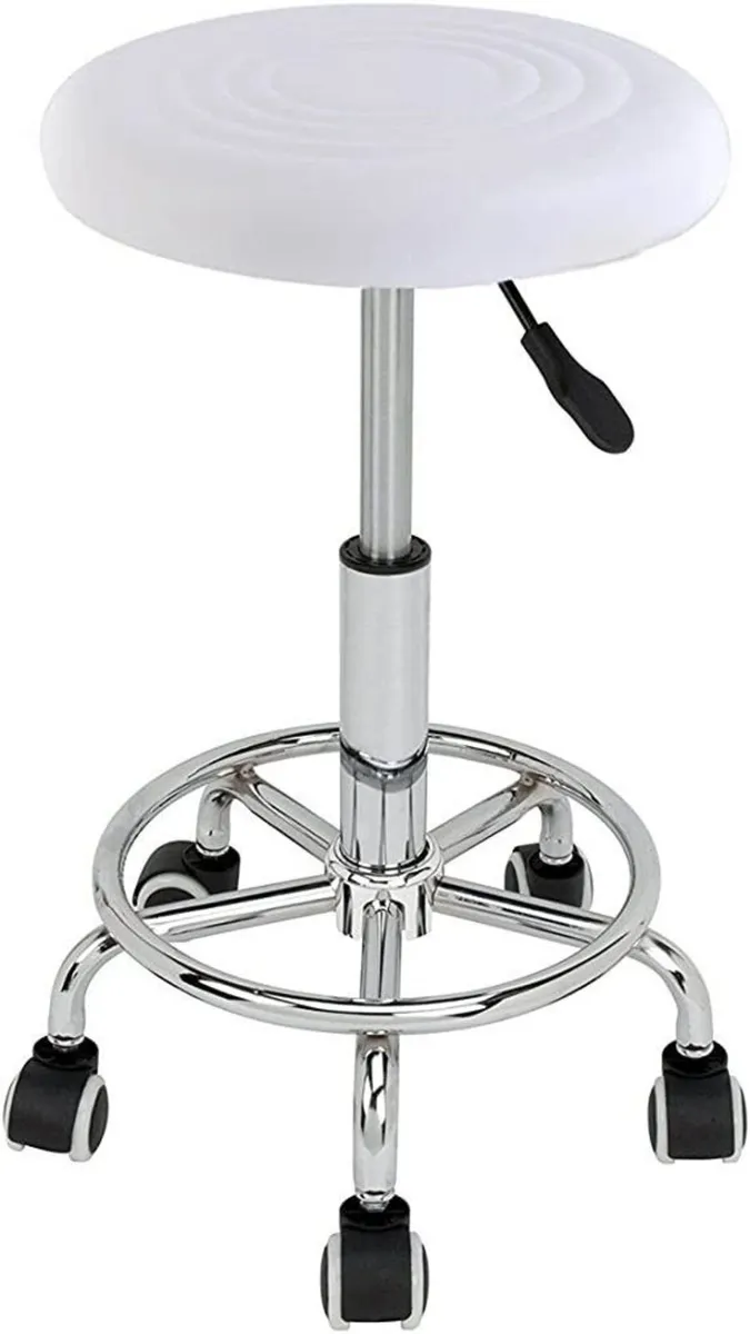 Adjustable Hydraulic Saddle Stool Without Backrest - Image 2