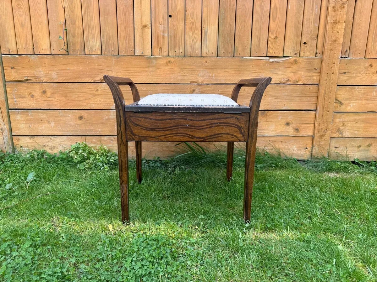 Piano stool with storage - Image 1