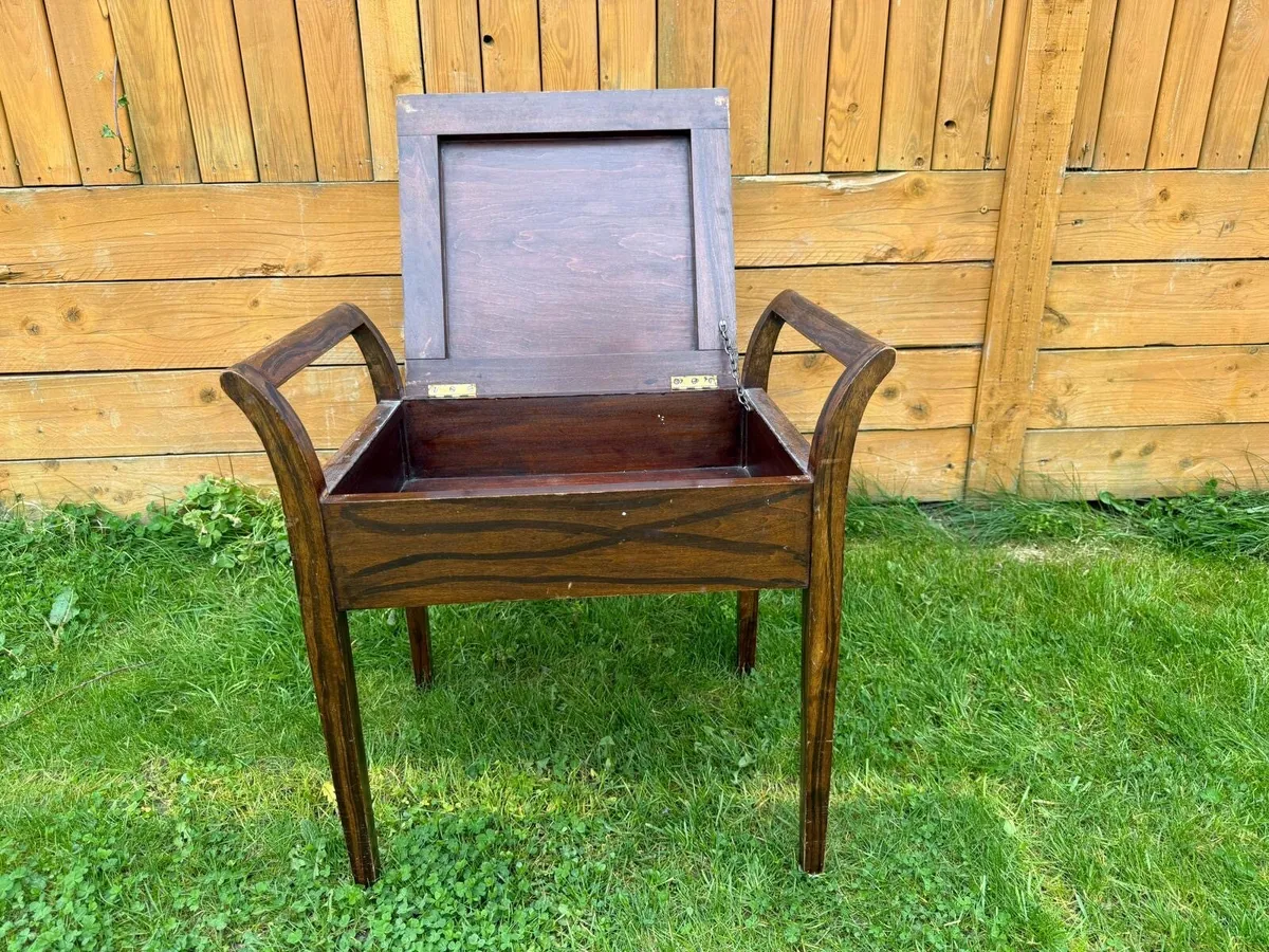 Piano stool with storage - Image 3