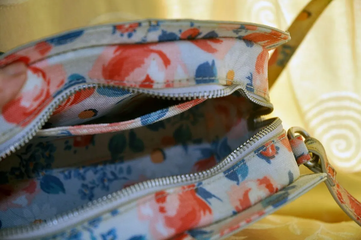 Designer Handbag, Blue and Red, by Cath Kidston - Image 3