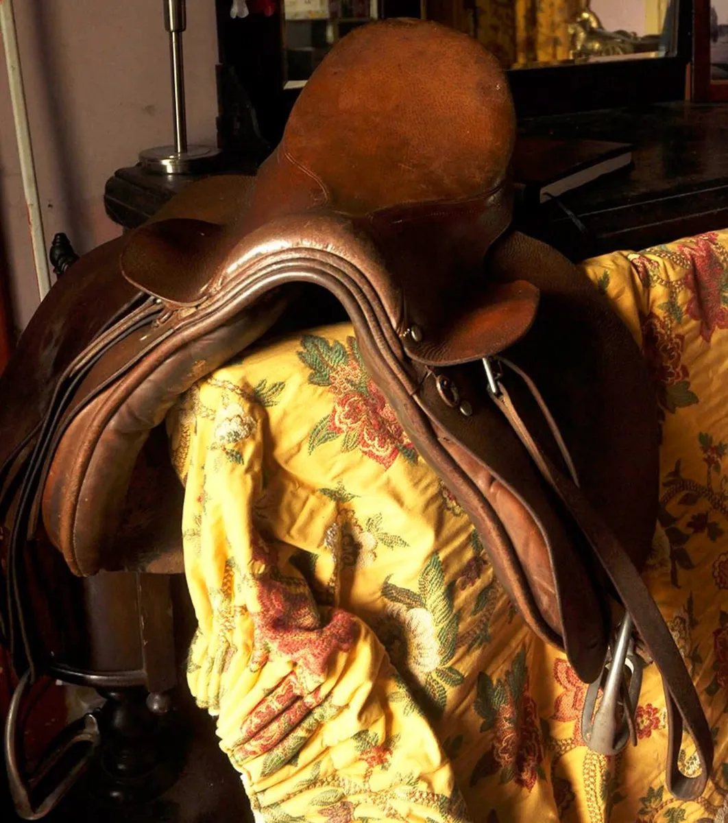 Vintage Equestrian Saddle - Image 3