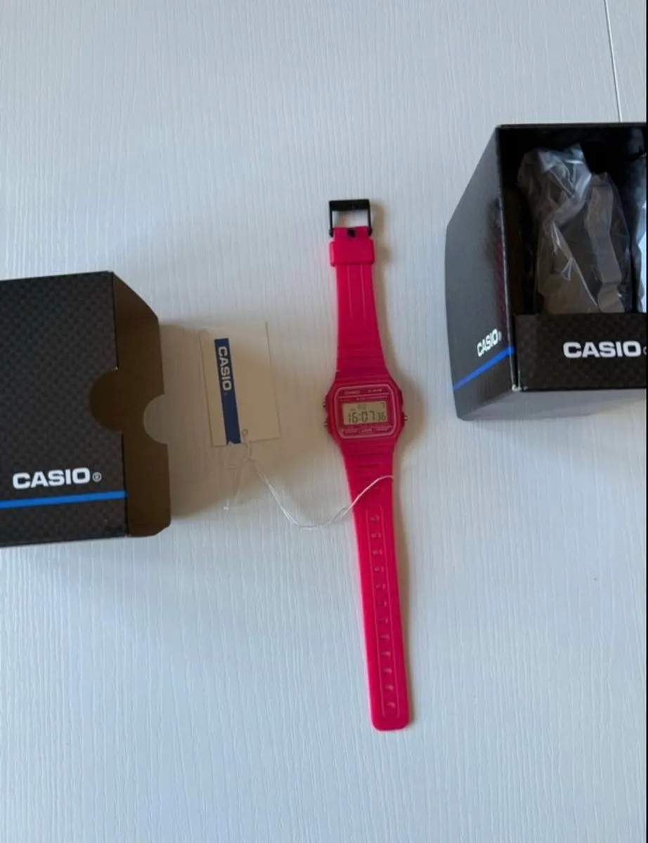 Brand new Casio classic unisex watch - pink - Image 2