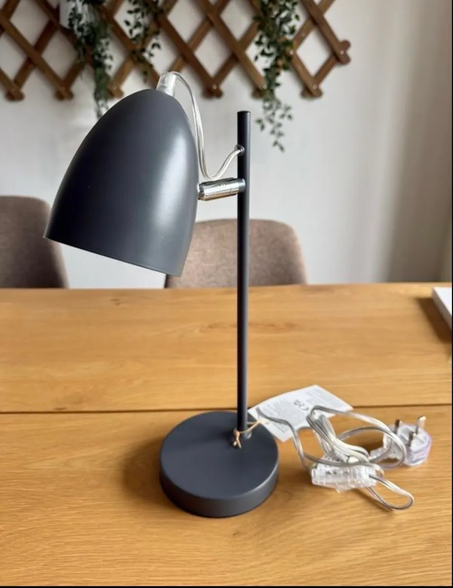 Brand new grey desk lamp - Image 1
