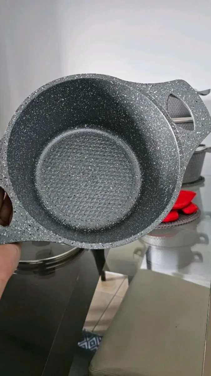 Marble cookware set brand new kitchen pots - Image 3