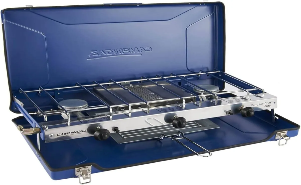 Campingaz Chef Double Burner Stove & Grill - Image 4