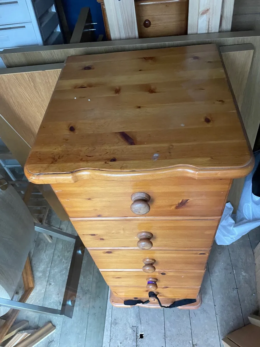 Large tall boy chest of drawer - Image 3