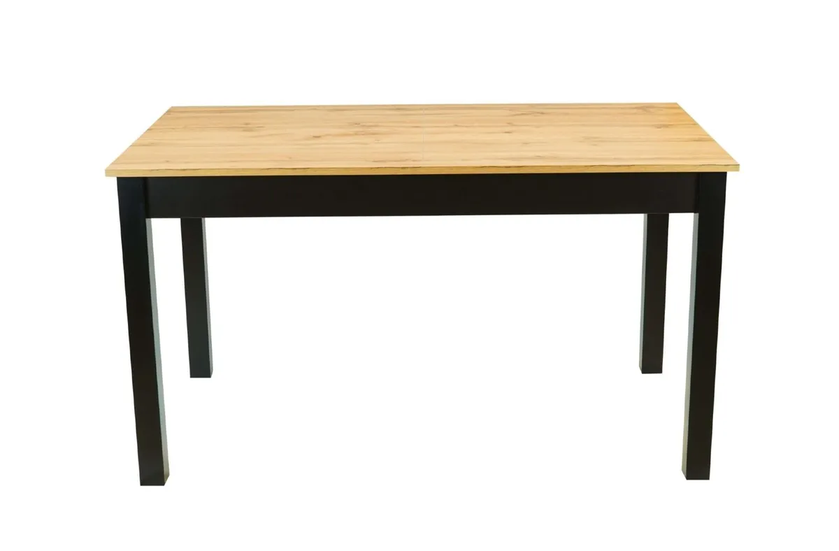 WotanExtend Black Oak Dining Table 140×80+40CM - Image 3