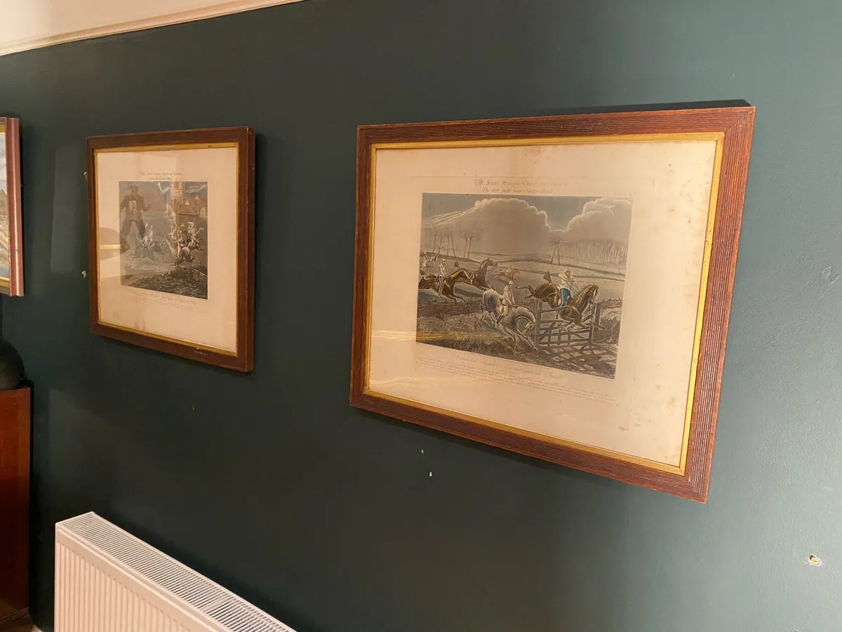 Set of 4 antique pictures - Image 3