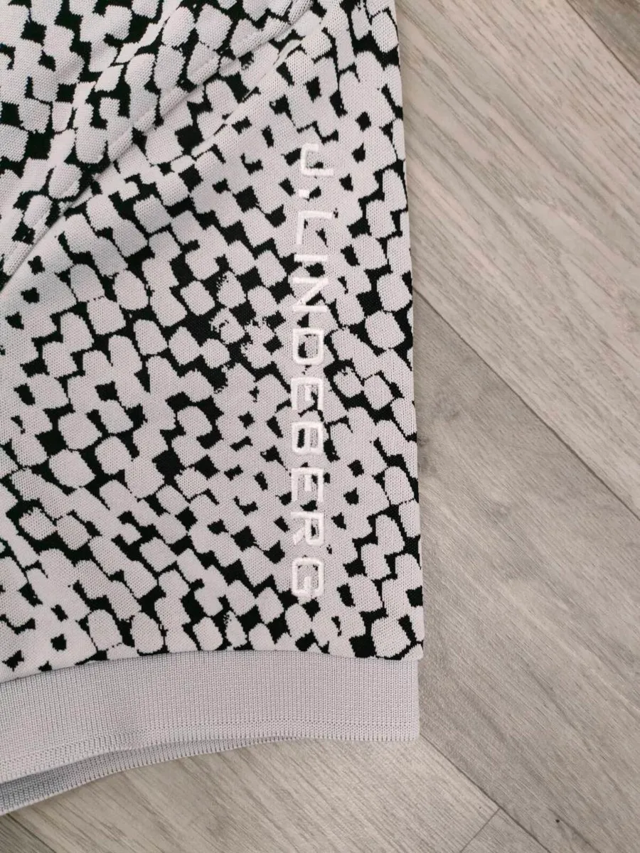 J.Lindeberg Patterned Golf Polo Shirt Mens XXL - Image 3