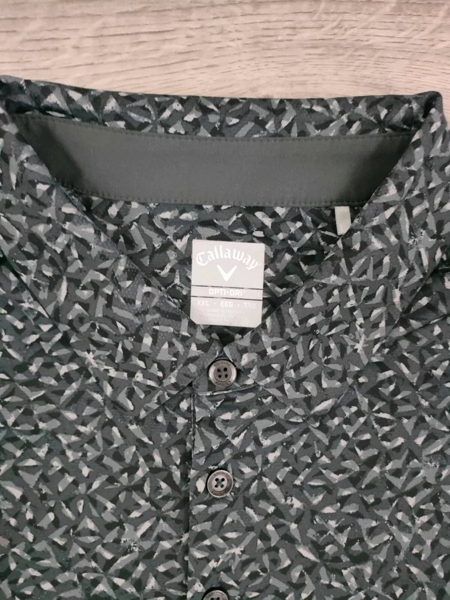 Callaway Patterned Golf Polo Shirt Mens XXL - Image 4