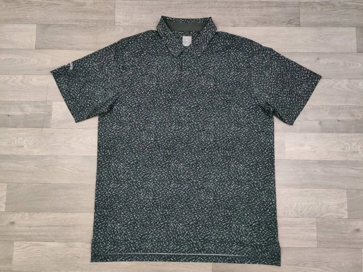 Callaway Patterned Golf Polo Shirt Mens XXL - Image 1