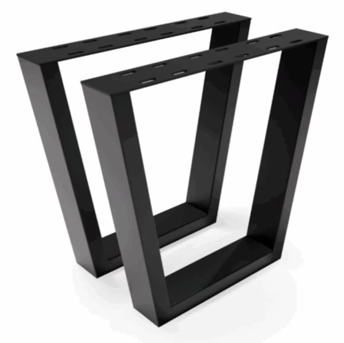 Metal Table Legs Type V Loft Style 77×70  Set of2 - Image 1
