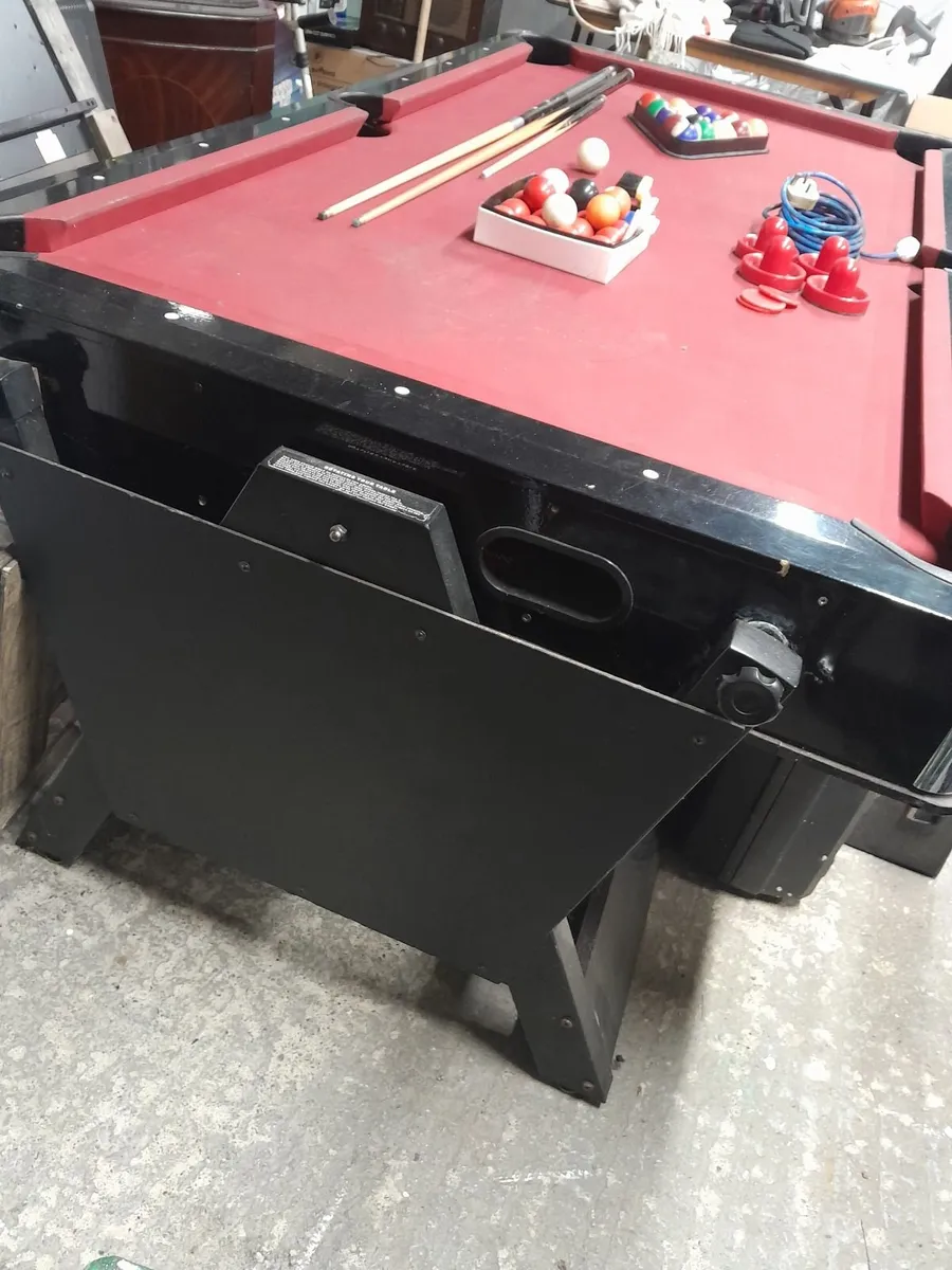 Pool table air hockey table - Image 2