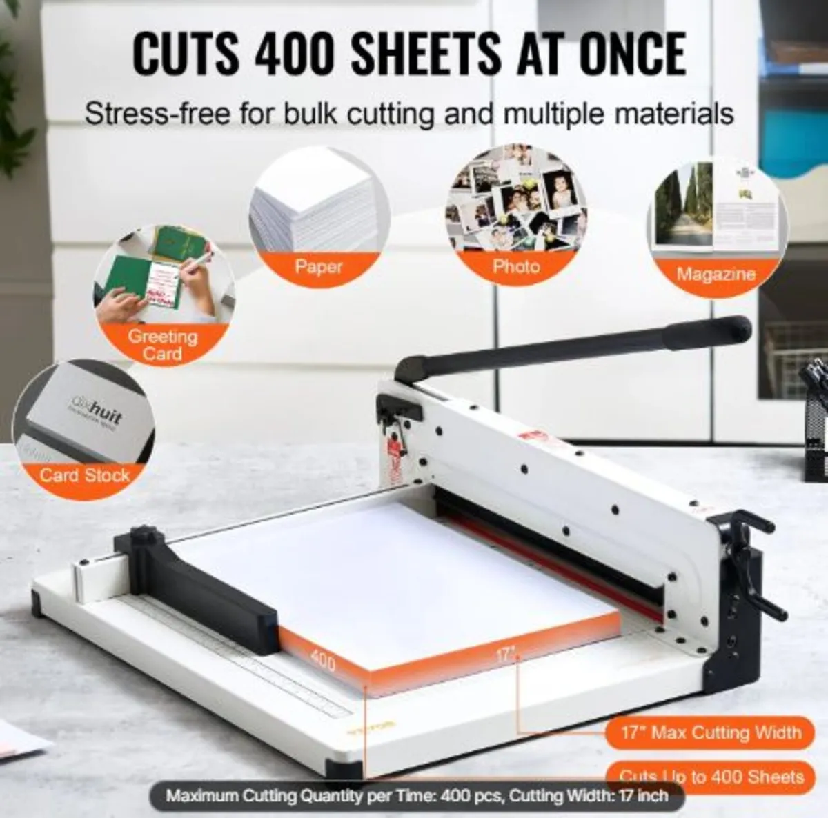 Paper Cutter 43.2 cm A3 Guillotine Paper Trimmer - Image 3