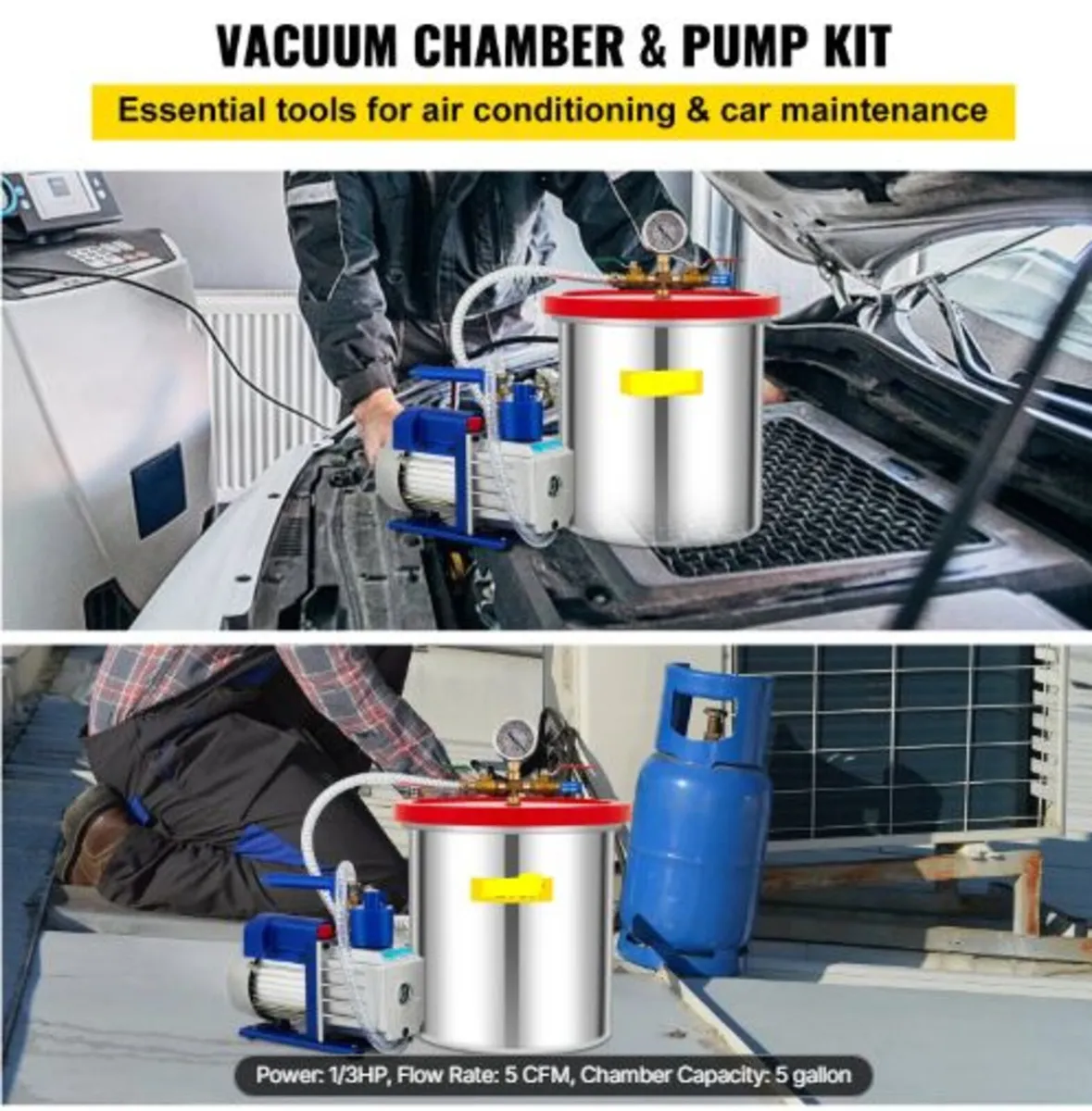 Vacuum Chamber with Pump Vacuum Chamber Kit 5 - Image 2