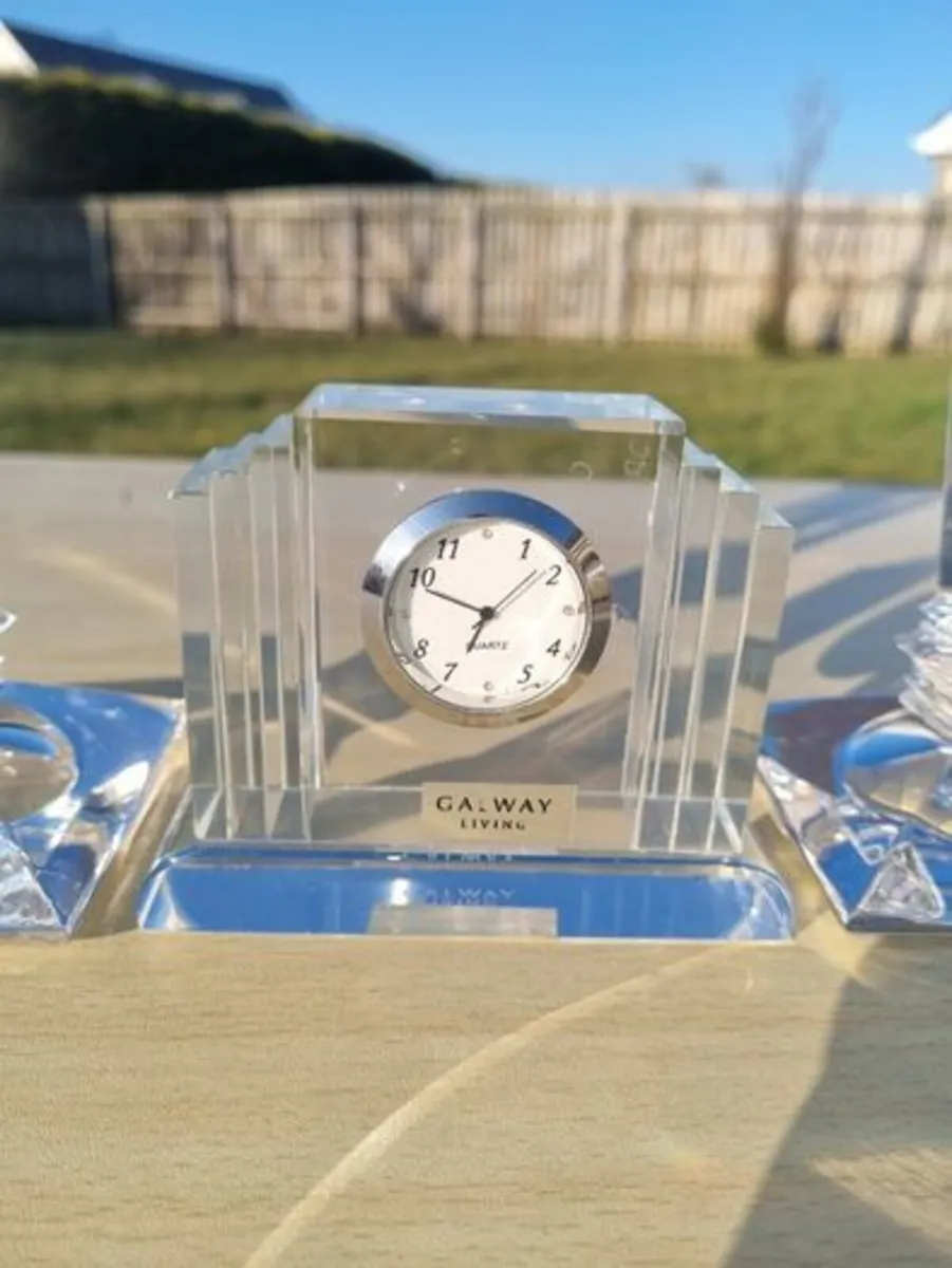 Galway crystal set in Art deco style - Image 1