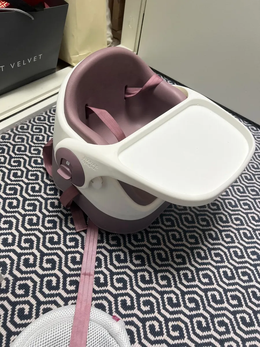 Cot Bed & High Chair and Portable high chair - Image 2