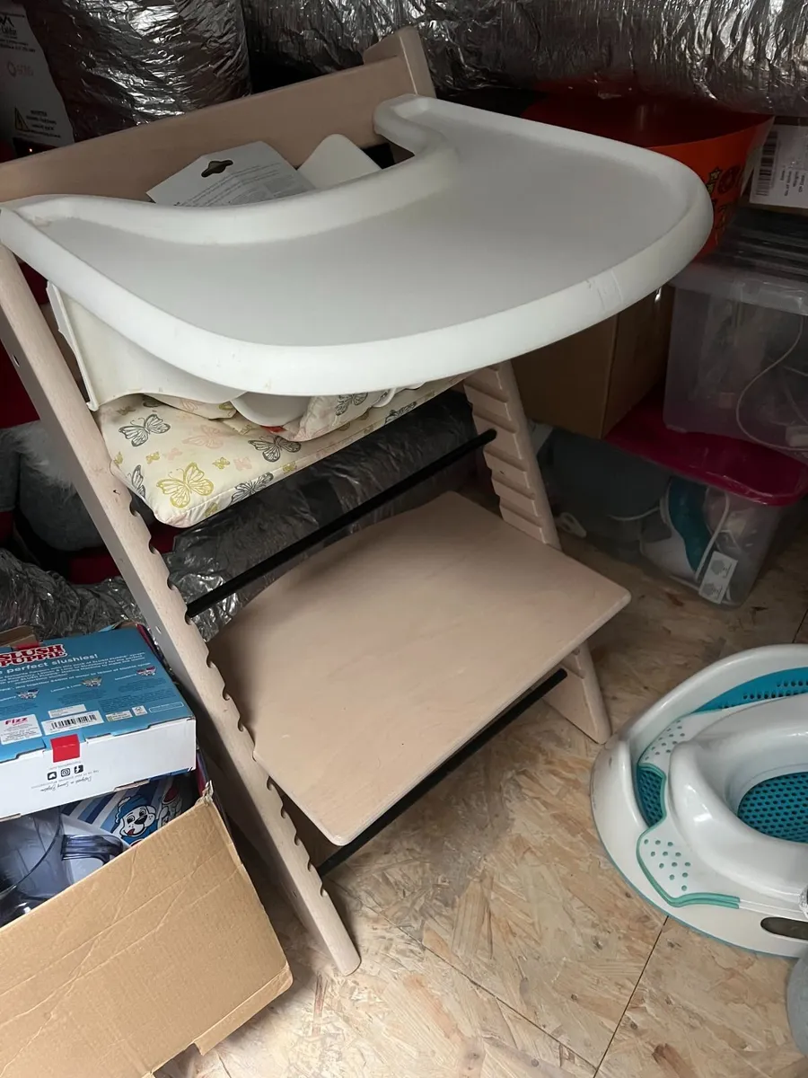 Cot Bed & High Chair and Portable high chair - Image 3